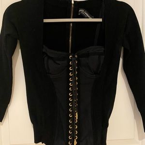 Stunning Dolce & Gabbana Corset Knit top